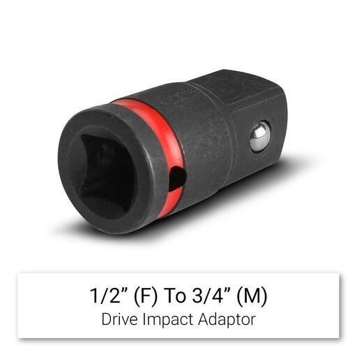 Xtorque X1234MA 1/2" F - 3/4" M Drive Impact Adapter – image 2