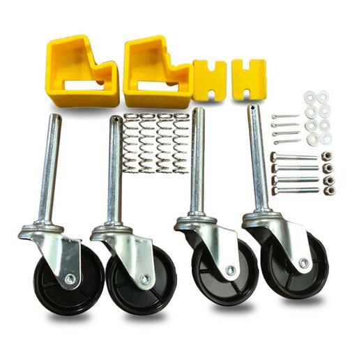 Bailey FS13992 Aluminium Pro Castor Wheel Kit (Yellow) to suit Pro Aluminium & Fibreglass Ladders