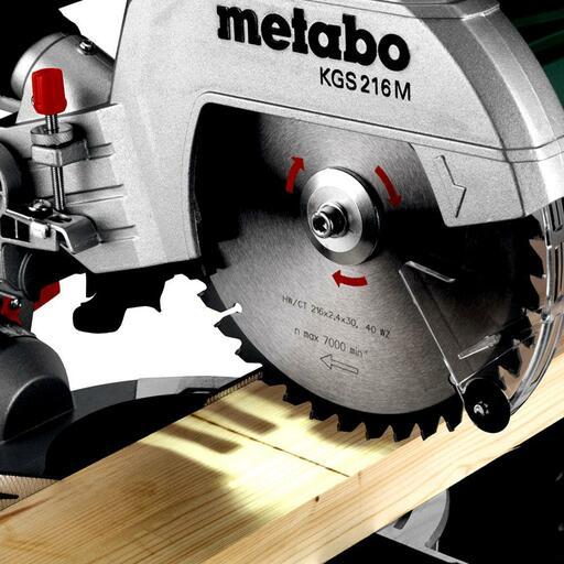 Metabo KGS 216 M (613216190) 1200W 216mm (8.5") Sliding Compound Mitre Saw – image 4