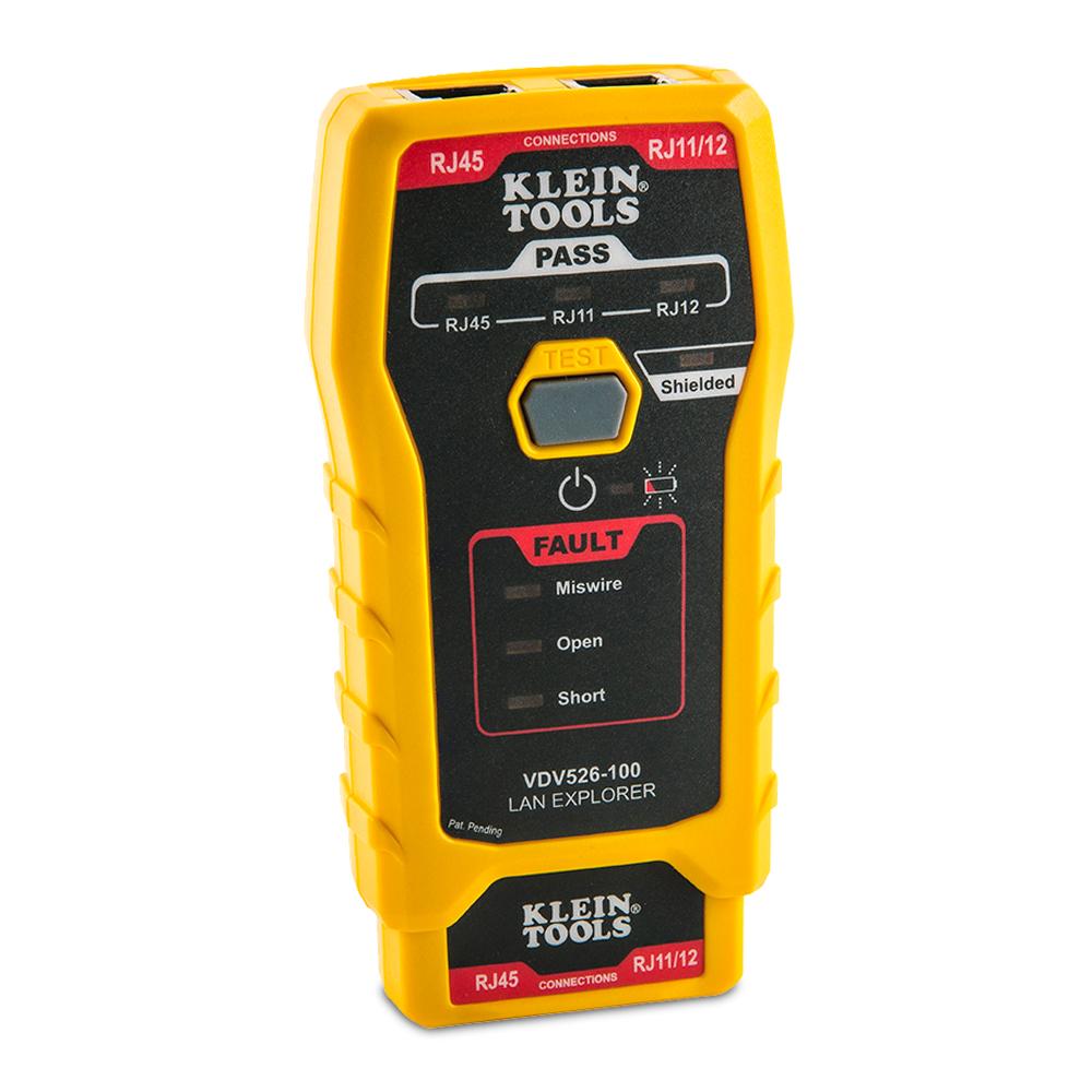 Klein A-VDV526-100 Network Cable & LAN Explorer Data Cable Tester with Remote – image 1