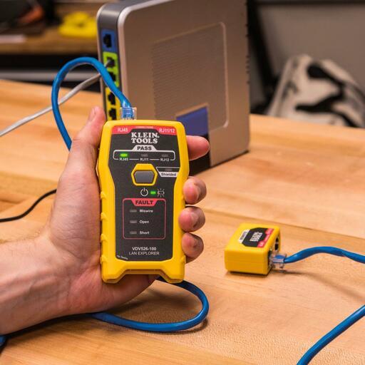 Klein A-VDV526-100 Network Cable & LAN Explorer Data Cable Tester with Remote – image 4