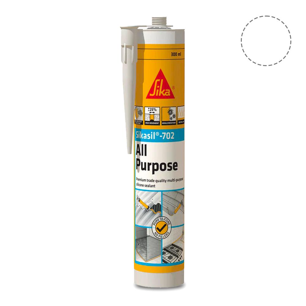 Sika 677322 300mL Sikaflex All Purpose Silicone Sealant Translucent