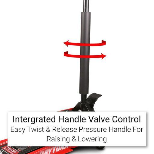 Daytona DLP1200 1200kg 70-610mm Long Reach Heavy Duty Ultra Low Profile Trolley Jack – image 5