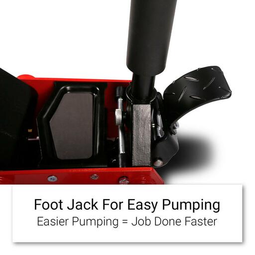 Daytona DLP1200 1200kg 70-610mm Long Reach Heavy Duty Ultra Low Profile Trolley Jack – image 4