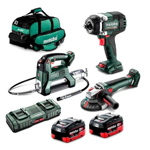 Metabo MET18MX3SB2HD5.5FB (AU68307650) 18V 5.5Ah Li-ion Cordless Brushless 3pce Combo Kit – image 2