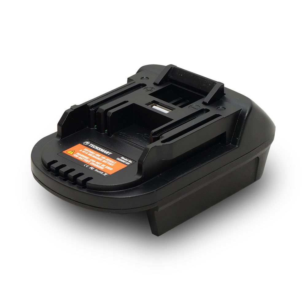 Techsmart TADMM18V 18V Makita to Dewalt/Milwaukee Battery Adaptor
