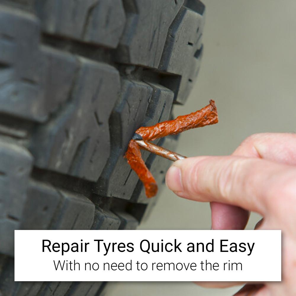 Flat Tire Plug Hole In Tire Be Repaired Plugging Run Flat Tires 4+