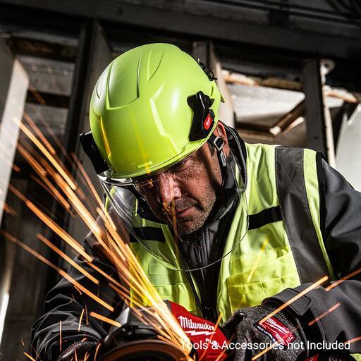 Milwaukee 4932480658 BOLT 200 Hi-Vis Unvented Helmet - Yellow – image 2
