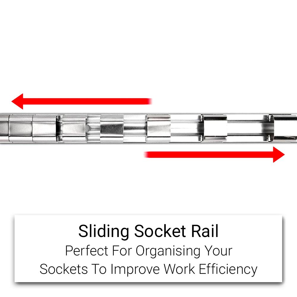 Daytona D914MSIS 9pce 1/4" Drive Metric/SAE InHex Socket Set