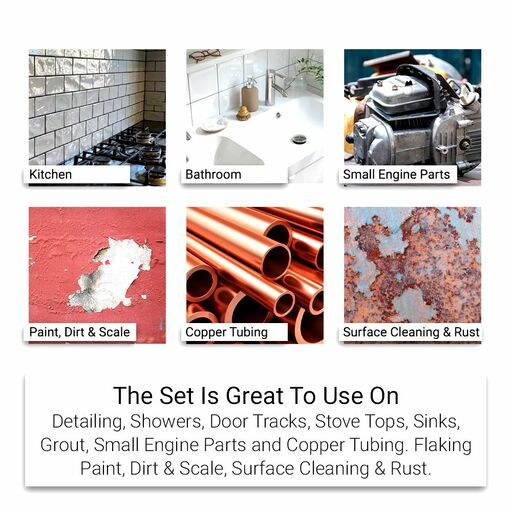 Daytona D318MWB 3pce 175mm Mini Wire Brush Set  – image 7