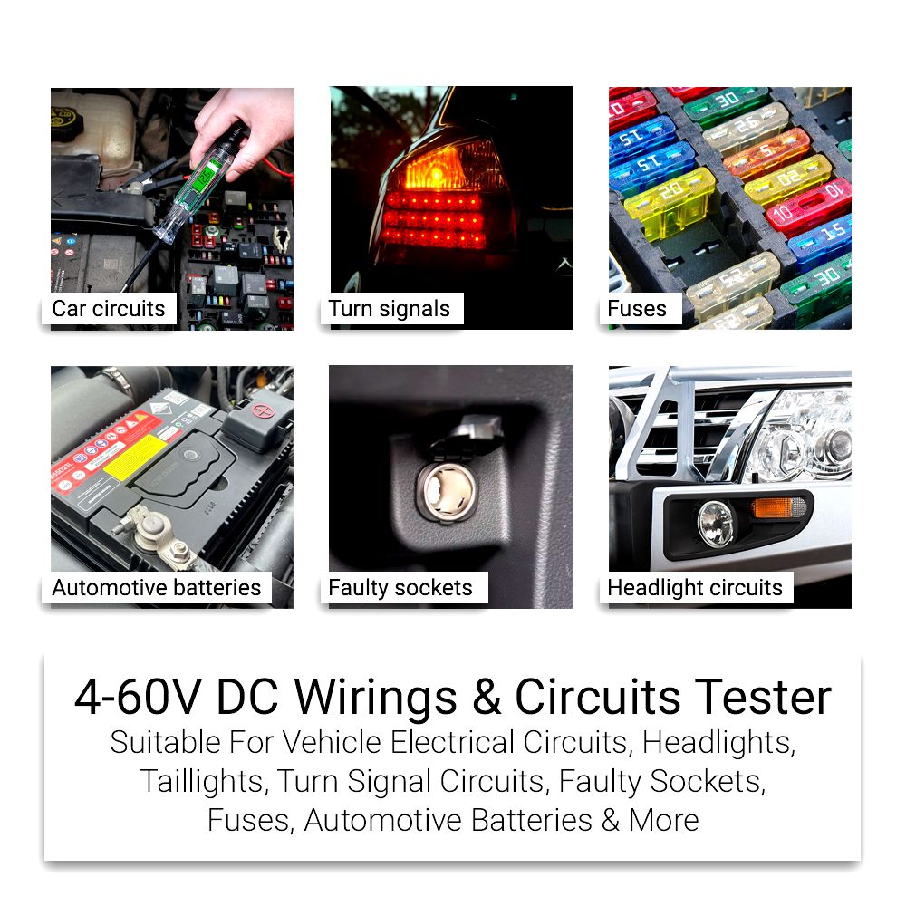 Daytona D460DT 4-60V Digital LCD Circuit Tester – image 8