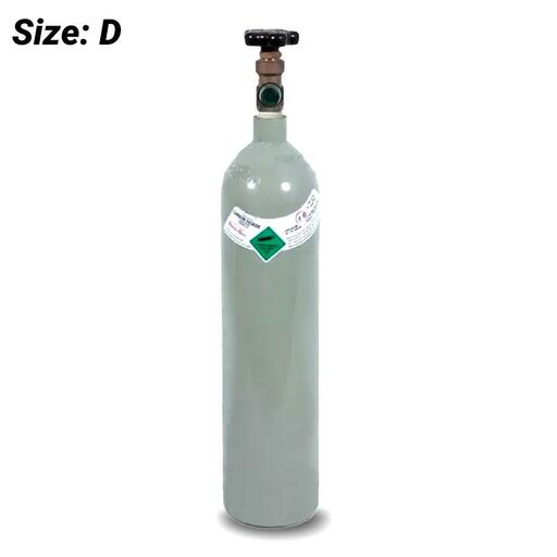 SpeedGas BOT-CO2DN D Size Bottle with CO2 Food Grade Carbon Dioxide