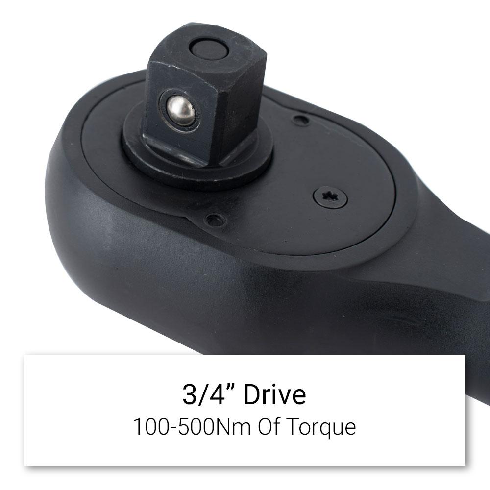 Daytona D34TWR500 1000mm (39-1/4") 3/4" Drive 100-500NM Torque Wrench – image 2