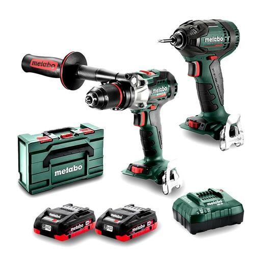 Metabo MET18BL2MB2HD4.0AA (AU68201640) 18V 2 x 4.0Ah Cordless Brushless Hammer Drill & Impact Driver 2pce Combo Kit – image 2