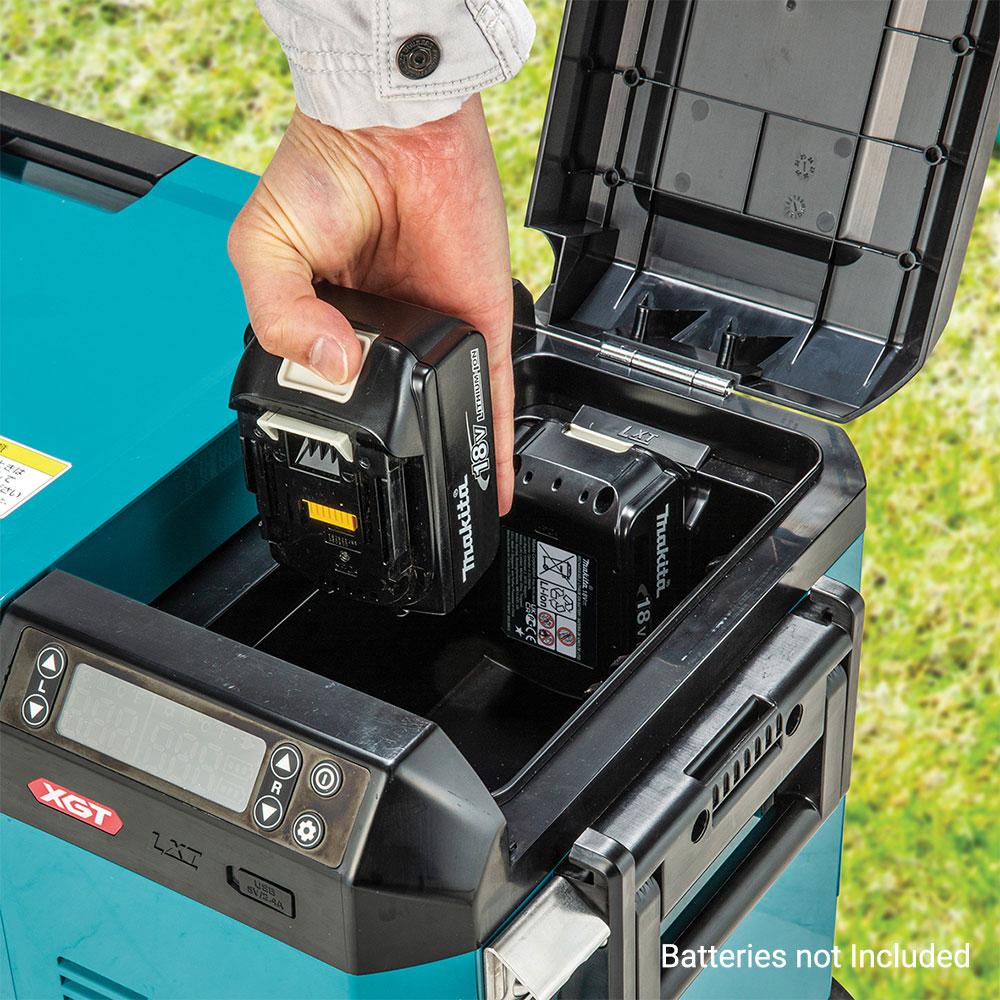 Makita CW004GZ 18V / 40V Max Li-ion Cordless 29L Dual Zone Cooler & Warmer - Skin Only – image 8