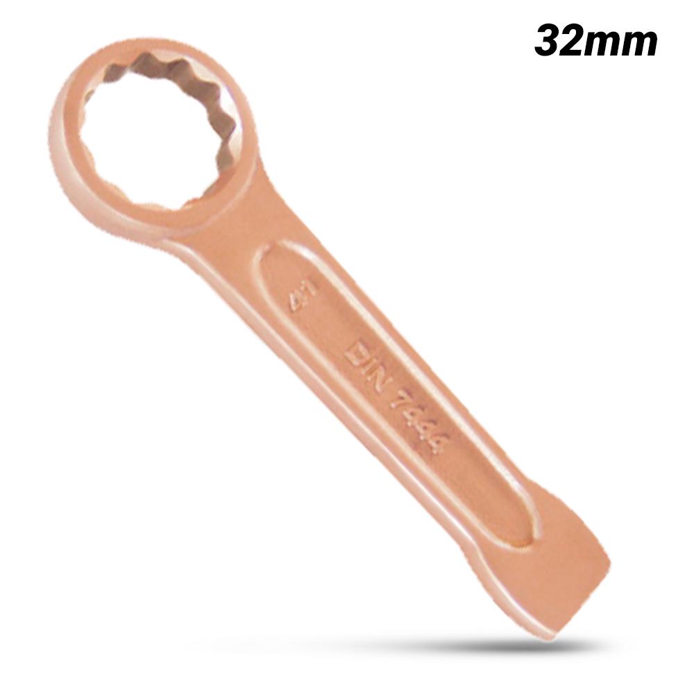 T&E Tools CB160-32 32mm (1") Copper Beryllium Ring End Striking Wrench – image 1
