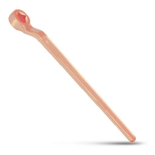 T&E Tools CB165-10 10mm (0.3") Copper Beryllium Square Valve Driver Wrench  – image 2