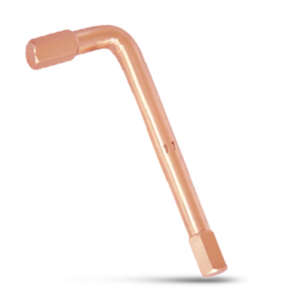 T&E Tools CB166-10 10mm (0.3") Copper Beryllium Hex Key Wrench  – image 2