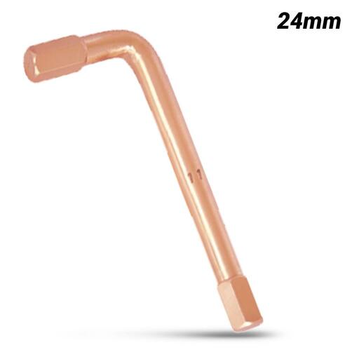 T&E Tools CB166-24 24mm (0.9") Copper Beryllium Hex Key Wrench