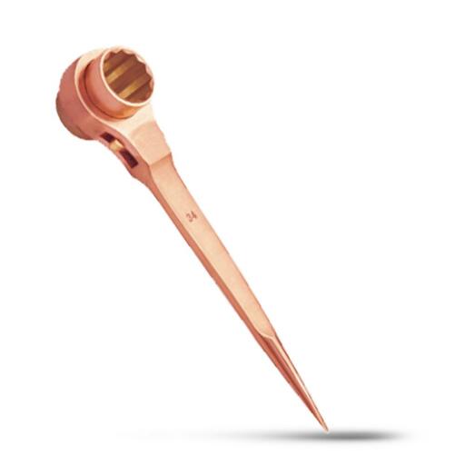 T&E Tools CB180-24 24mm (0.9") Copper Beryllium Ratchet Box Wrench  – image 2