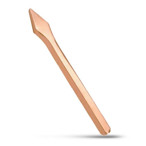 T&E Tools CB225-1002 200mm (7.8") x 20mm (0.7") Copper Beryllium Cross Cut Chisel – image 2