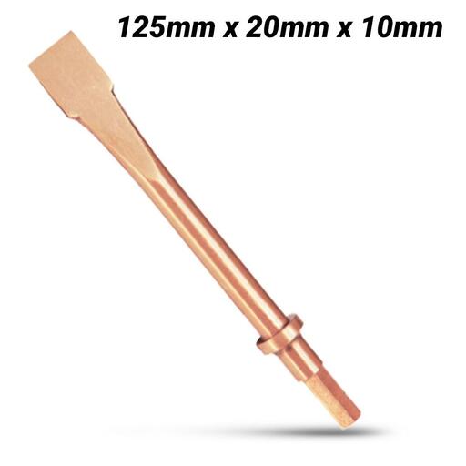 T&E Tools CB227-1002  125mm x 20mm x 10mm Single Cut Pneumatic Chisel