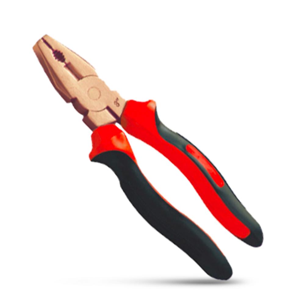 T&E Tools CB246-1006 200mm (7.8") Copper Beryllium Linesman Combination Pliers – image 2