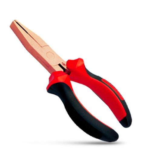 T&E Tools CB250-1004  200mm (7.8") Copper Beryllium Flat Nose Pliers – image 2
