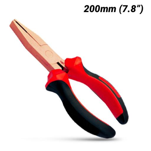 T&E Tools CB250-1004  200mm (7.8") Copper Beryllium Flat Nose Pliers