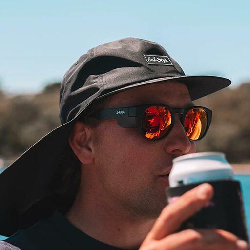 SafeStyle WTWC100 Worksite To Weekend Flap Cap - Black – image 4