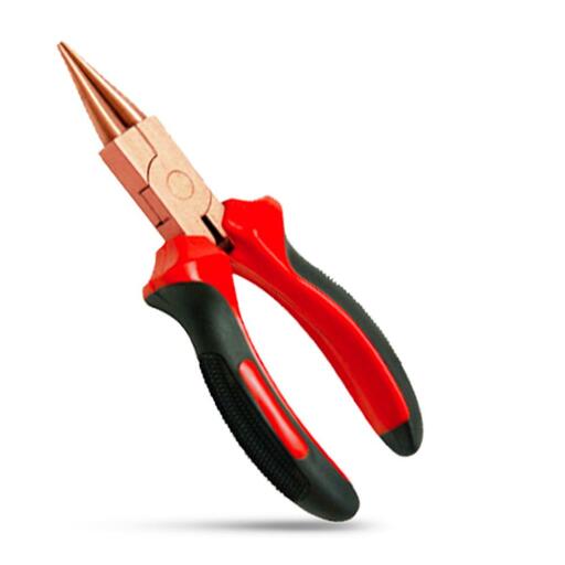 T&E Tools CB255-1002 150mm (6") Copper Beryllium Round Nose Pliers – image 2