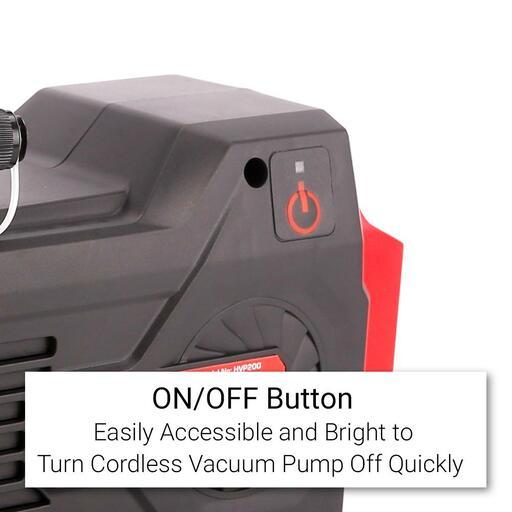 Hurricane HVP200 18V 5.0Ah Li-ion Cordless Brushless Vacuum Pump Combo Kit – image 9