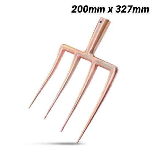 T&E Tools CB276-1002 200mm x 327mm (7.8" x 12.8") Copper Beryllium Four Prong Fork