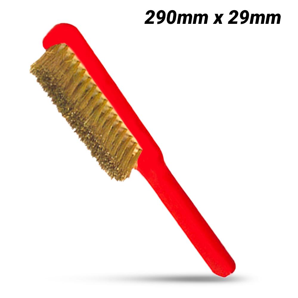 T&E Tools CB285-1002 290mm (11.4") x 29mm (1.1") Copper Beryllium 4 Row Hand Brush – image 1