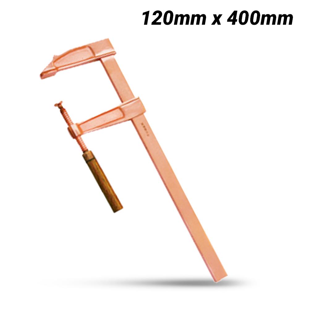 T&E Tools CB297-1002 120mm (4.7") x 400mm (15.7") Copper Beryllium Quick Action Clamp – image 1