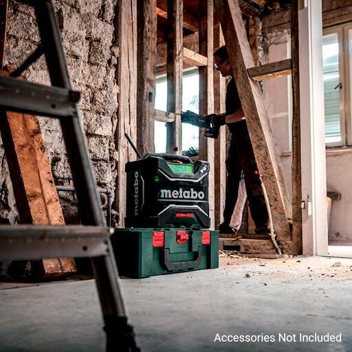 Metabo RC 12-18 32W BT DAB+ (600779190) 12V-18V Li-ion Cordless DAB+ Worksite Radio - Skin Only – image 14
