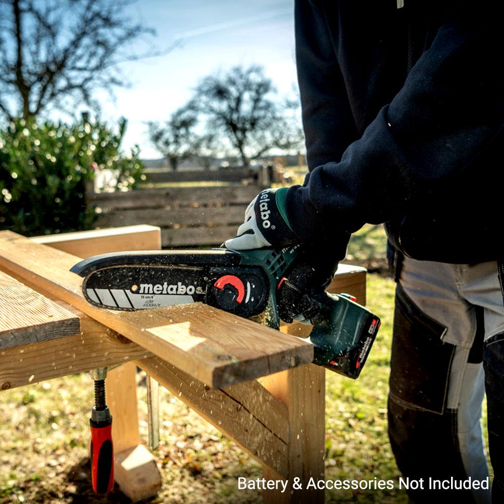 Metabo MS 18 LTX 15 (600856850) 18V Li-ion Cordless Brushless 150mm (6") Pruning Saw - Skin Only – image 10