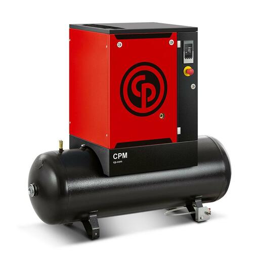 Chicago Pneumatic CPM 3 / 10 T (4152051439) 240V 15 Amp 3HP 200L Single Phase Silent Screw Air Compressor