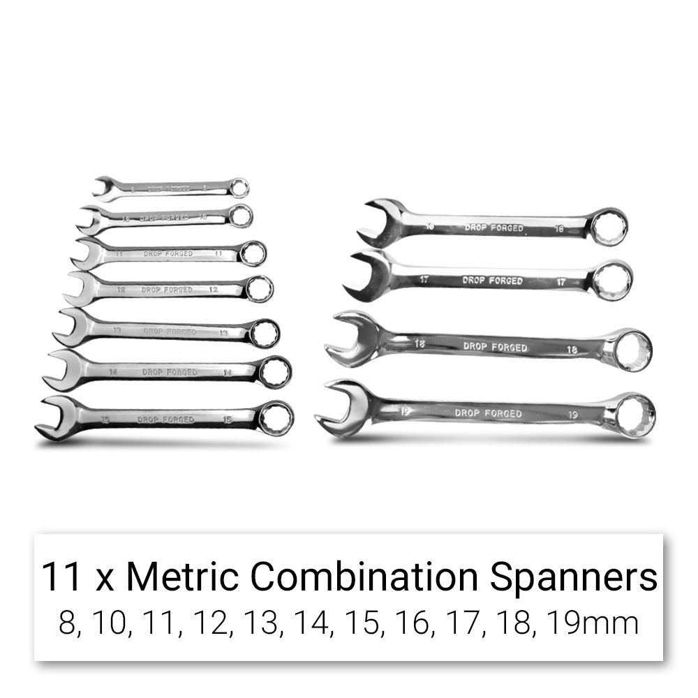 Daytona DTK148 148pce 1/4" & 1/2" Drive 4-32mm Metric & 5/32"- 1 1/4" Imperial Socket, Spanner & Plier Automotive Tool Kit – image 20