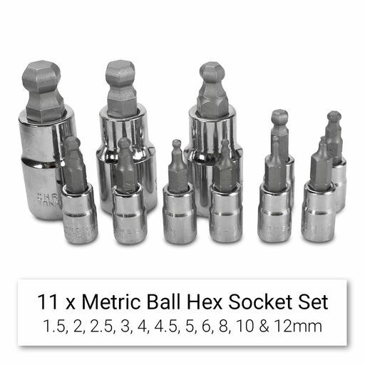 Daytona DTK148 148pce 1/4" & 1/2" Drive 4-32mm Metric & 5/32"- 1 1/4" Imperial Socket, Spanner & Plier Automotive Tool Kit – image 23