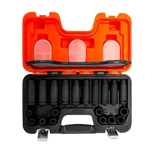 Bahco D-DD/S20 20pce 1/2" Square Drive Mixed Impact Socket Set With Metric Hex Profile – image 3
