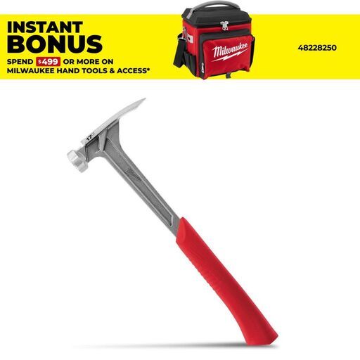 Milwaukee 48229016A 17oz Milled Face Framing Hammer