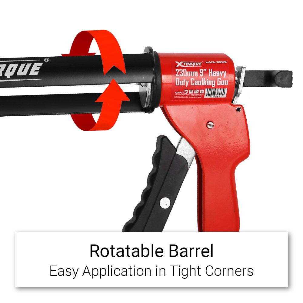 Xtorque X230HCG 230mm (9") Heavy Duty Caulking Gun