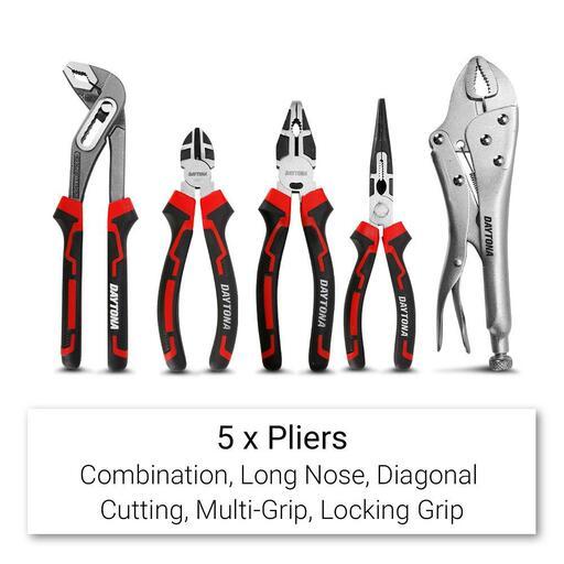 Daytona DTK94 94pce 1/2" Drive Metric 8-32mm Socket, Spanner & Plier Automotive Tool Kit – image 12