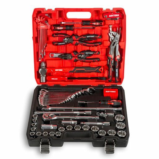 Daytona DTK94 94pce 1/2" Drive Metric 8-32mm Socket, Spanner & Plier Automotive Tool Kit – image 2