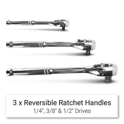 Daytona DTK198 198pce 1/4", 3/8" & 1/2" Drive Metric Socket, Spanner & Plier Automotive Tool Kit – image 5