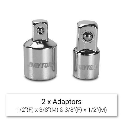 Daytona DTK198 198pce 1/4", 3/8" & 1/2" Drive Metric Socket, Spanner & Plier Automotive Tool Kit – image 19