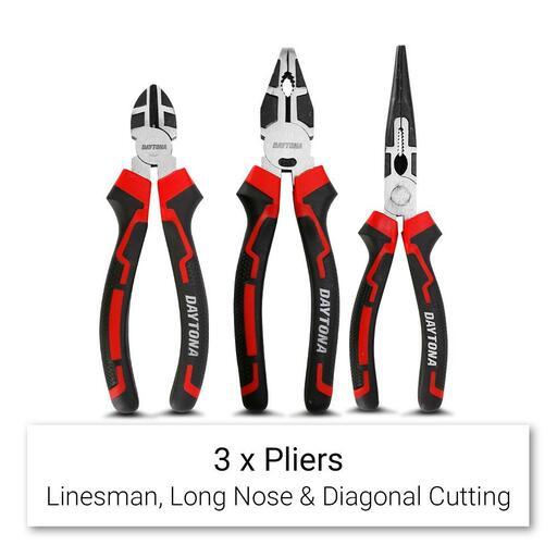 Daytona DTK198 198pce 1/4", 3/8" & 1/2" Drive Metric Socket, Spanner & Plier Automotive Tool Kit – image 25