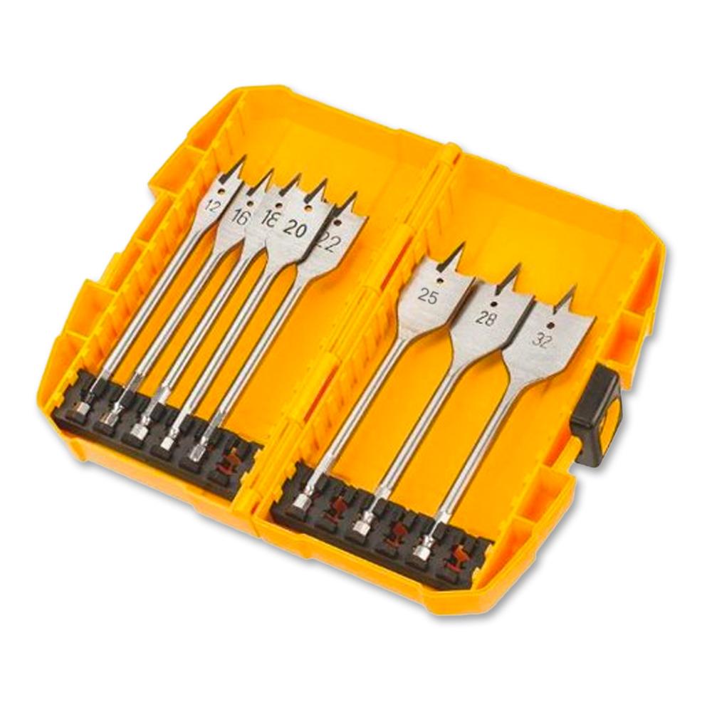 DeWalt DT4842QZ 8pce Flatwood Spade Bit Set