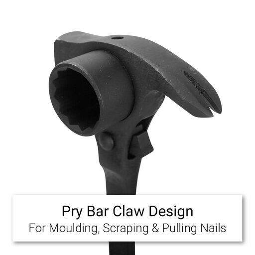 Daytona DPR1924  19mm (0.7") x 24mm (0.9") 4 in 1 Podger Ratchet With Claw Hammer – image 6